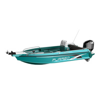 Bateau de pêche de luxe en aluminium 19,6 pieds/6 m, moteur hors-bord 150 CV, capacité 3 personnes, vitesse 60-75 km/h, vente rapide dans le monde entier