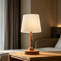 Lampe de table minimaliste moderne en verre plissé avec commande tactile, gradation progressive, lumière nocturne tricolore pour chambre et bureau