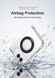 เคสโทรศัพท์อะคริลิคแบบพับได้ หมุนได้ 360 องศา ป้องกันการตก ใส ทันสมัย สำหรับโทรศัพท์พับได้ 18 แบบ - Product Image 6