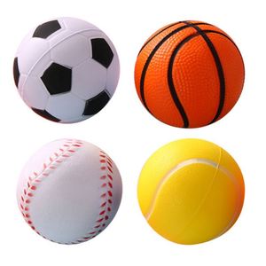Balles anti-stress compressibles, lot de 12, balles en mousse sportives (baseball, basketball, soccer, football) - Gadgets de relaxation, jouets sensoriels, pour fêtes - Product Image 6