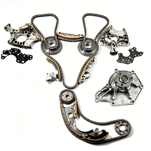Kit de révision complet moteur HS54832P avec courroie de distribution, pompe à eau et jeu de joints de culasse six cylindres, compatible avec les pièces de moteur 3.2L BDX <span class=keywords><strong>V6</strong></span> des années 05-09 - Product Image 2