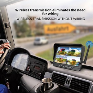 Pantalla HD Magnética Solar Inalámbrica de 7 Pulgadas con Cámara de Reversa, Apta para Camiones, Autobuses y Montacargas - Product Image 6