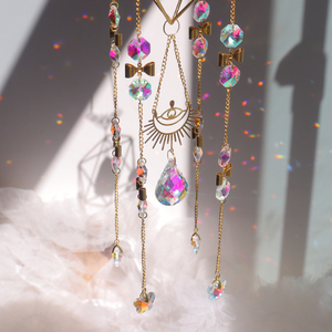 Attrape-soleil papillon de haute qualité en quartz transparent, carillon éolien en cristal à suspendre, en promotion - Product Image 4