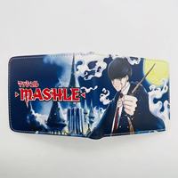 3 Farben Hochwertige neue Anime Mashle Magic und Muskeln Kurze PU-Brieftasche mit Reiß verschluss als Geschenk