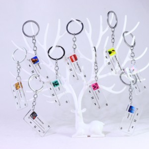 <span class=keywords><strong>Portachiavi</strong></span> Personalizzati in Plastica Trasparente con Riproduzione Musicale, Stile Anime, a Prezzo Conveniente, Charm in Acrilico Personalizzati - Product Image 4