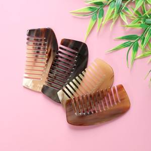 หวีผมทำจากเขาควาย ขัดเงาด้วยมือ ฟันหวีเรียบ สำหรับสางผม จัดแต่งทรงผม ดูแลเส้นผม และส่งเสริมให้ผมแข็งแรง เงางาม - Product Image 2