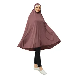 Gravata sem mangas, design de roupas islâmicos, cor sólida, jilb, khimar, ramadã, oração, abaya, hijab