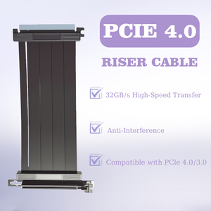 Graphics Card Adapter 3090 3080 3070 3060TI 5700 Customizable PCIE 4.0 X16 Extender Riser Extension Cable Pcie Cable - Product Image 3