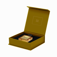 Boîte à parfum rigide personnalisable de luxe de 2 cm, revêtement UV, laminage mat, matériaux recyclés, boîte de rangement haut de gamme pour parfums