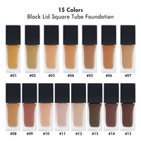 Fond de teint liquide à étiquette privée, longue tenue, vegan, couvrance totale, waterproof, correcteur de maquillage pour tous les types de peau