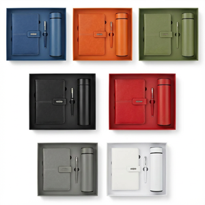 Coffrets cadeaux personnalisés avec logo, coffret cadeau d'entreprise de luxe, coffret cadeau promotionnel, bloc-notes, stylo, gourde isotherme pour souvenir de conférence - Product Image 5