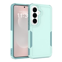Coque de téléphone 2 en 1 à double couche, housse de protection antichoc en PC et TPU épaissie pour Samsung S26