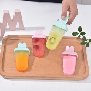 Molde para hielo con forma de conejito, 1 unidad, fácil de desmoldar, para helados caseros y helados para niños - Product Image 1