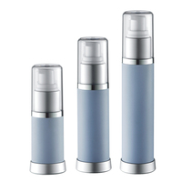 Dispenser plastik aluminium emas perak 15ml 30ml 50ml, botol kosong kosmetik tanpa udara vakum Dispenser harga lebih rendah 15ml 30ml