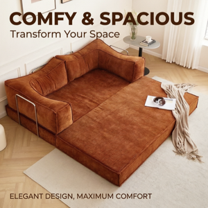 Nuevo Sofá Cama <span class=keywords><strong>2</strong></span> <span class=keywords><strong>en</strong></span> <span class=keywords><strong>1</strong></span> de Estilo Moderno, Envasado al Vacío, Grande y Extra Grande, Comprimido y Expandible - Product Image 5