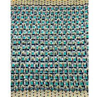 Dentelle de coton cirée, dentelle guipure, brocart chimique ciré, tissu jacquard brodé ciré
