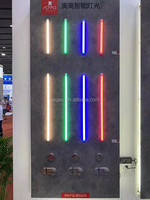 AOGAO Desain Baru Lampu LED HPL dan PVC Partisi Toilet