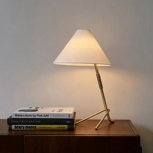 Copper fabric Premium Quality Vintage Decorative Dark <b>Bedside</b> <b>Table</b> Lamp Home Decor Modern Desk Lamp Luxury Bed Side - Product Image 2