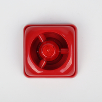 Sirène stroboscopique filaire 110 dB 12 V avec alarme sonore et lumineuse, réseau TCP, matériau ABS pour la sécurité domestique