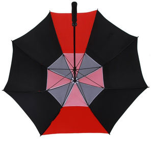 Parapluie de golf automatique coupe-vent personnalisé avec logo, grande <span class=keywords><strong>taille</strong></span>, double couche, protection optimale, vente en gros - Product Image 3