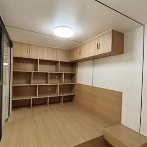 Maison conteneur en acier de type capsule Apple, panneau sandwich, design moderne du milieu du siècle, taille 20 pieds/40 pieds, structure respirante, rapide - Product Image 5