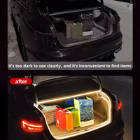 Bande lumineuse LED d'ambiance pour coffre Audi, 12V, accessoires de modification intérieure pour Audi A6 LA4 LA7 LQ5 LA5