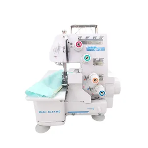 ROSEW-máquina de coser overlock GC-BL4-434D, 4 hilos, doméstica