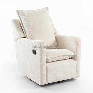 Modern Armchair Rocker Chair Living Room Comfy Single <b>Sofa</b> Chair Upholstered Rocker Chair Nursser Glider Swivel Recliner Chair - Product Image 4