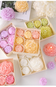 Juego de Caja de Regalo con Velas Aromáticas de Peonía, Regalo para el Día de San Valentín, Regalo de Cumpleaños - Product Image 2