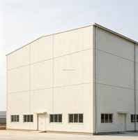 Bâtiment d'usine préfabriqué en structure acier personnalisée, grande portée, ossature métallique légère, construction d'atelier industriel