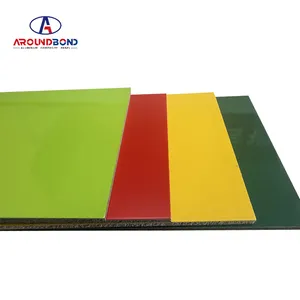 Recipiente Alucobond para ambientes internos e exteriores de PVDF ACP de 4 mm, painel de alumínio para revestimento de paredes pré-fabricadas, fachadas