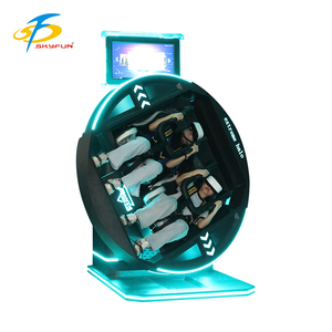 Équipement extérieur de jeu vidéo des avions VR en métal VR de centre commercial de cinéma virtuel de <span class=keywords><strong>VR360</strong></span> 9D pour l'usage à la maison et éducatif - Product Image 4