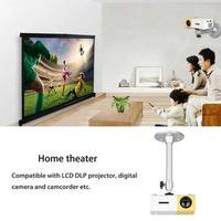 Support de projecteur portable 360 °   Support mural rotatif pour projecteur, en aluminium, compatible avec le projecteur HY300 HY320