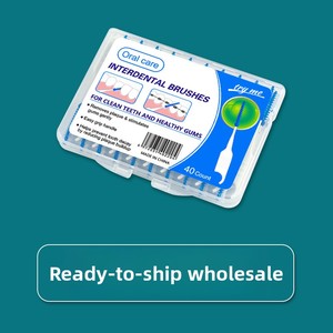 Spazzolino Interdentale per Spazi tra i Denti, 40 Pezzi, in Gomma Morbida con Impugnatura Facile da Impugnare, per Pulizia Orale e Rimozione della Placca Gengivale - Product Image 4