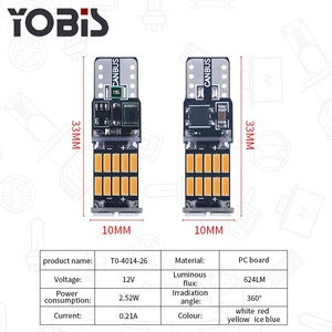 Đèn Đọc Sách T10-4014-26smd Không Lỗi Đèn Led 12V Cho Xe Hơi Nội Thất Ô Tô - Product Image 4