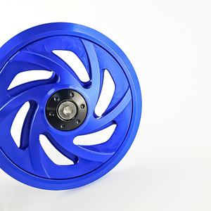 Cubierta de Ventilador de Motor para Motocicleta Qiangye, 100mm, Universal, Decorativa y Protectora, Accesorio para Estilizar Motos - Product Image 3