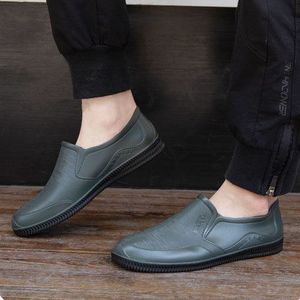 <span class=keywords><strong>Stivali</strong></span> <span class=keywords><strong>da</strong></span> <span class=keywords><strong>pioggia</strong></span> per adulti per uomo, stile punta bassa, antiscivolo, adatto per l'impermeabilizzazione in cucina e per lavori di costruzione - Product Image 3