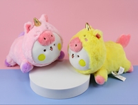 Fabricant chinois – Ensemble de jouets en peluche personnalisés de 8 pouces, licorne et animaux sauvages, pour machine à griffes, série PIYOMI