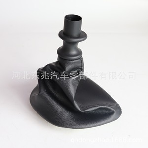 Mercedes-Benz Van Gear <b>Knob</b> Black Leather Ergonomic <b>Shift</b> Lever Cover DZ05 Q7-2 K8 - Product Image 3