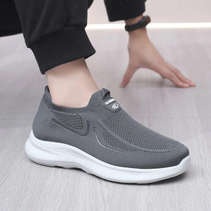 Zapatos de tela de punto transpirables de estilo deportivo para hombre para caminar Fitness y ocio con forro de malla para ancianos - Product Image 3