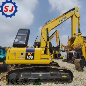 Excavatrice Komatsu PC160-7 d'occasion |   Excavatrice sur chenilles de 16 tonnes |   Excavatrice hydraulique d'origine japonaise à vendre - Product Image 1