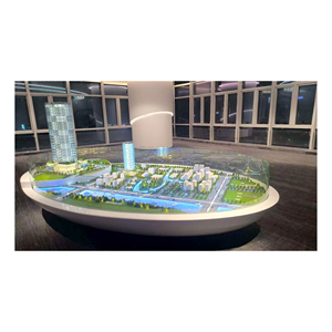 Super High-rise Office Building Light Show Planification Modèle <span class=keywords><strong>de</strong></span> construction Centre commercial Modèle architectural miniature - Product Image 1