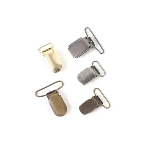 Clip de correa de hebilla de pico de pato de aleación de zinc ecológico al por mayor de fábrica pegado y no pegado para camisas y correas de equipaje - Product Image 3