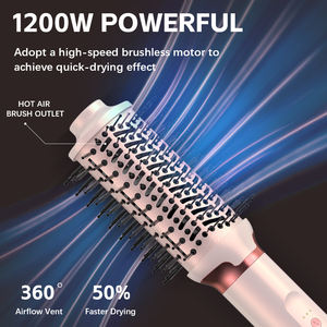 <span class=keywords><strong>Secador</strong></span> de pelo profesional de 1000W en un solo paso, voluminizador, <span class=keywords><strong>cepillo</strong></span> de aire caliente, Alisador, peine, <span class=keywords><strong>secador</strong></span> de pelo eléctrico iónico, hogar de plástico DC - Product Image 3