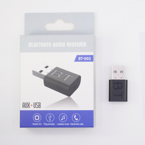 Altavoz AUX de coche de salida dual, construcción de plástico, USB para receptor de Audio <span class=keywords><strong>Bluetooth</strong></span>/Adaptador de transmisor para Audio y vídeo - Product Image 4