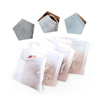 Sachets de thé vides thermoscellables avec ficelle, filtres pour herbes et thé en vrac, pour la maison et les voyages