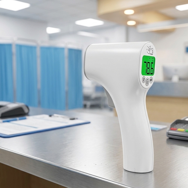 Wholesale Fast Result Digital No-Touch Forehead Thermometer for Adults Kids Accurate 1 Second Reading Fever Alarm Electric Power