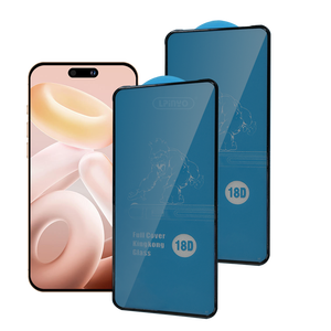 Protector de Pantalla de Vidrio Templado Kingkong con Cobertura Total, <span class=keywords><strong>3D</strong></span> Airbag, Privacidad 18D para <span class=keywords><strong>iPhone</strong></span> 15 14 13 para Samsung para el Modelo Africano - Product Image 6