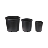 Pots de pépinière en plastique Chin-Up pour plantes, pots de culture réutilisables pour semis avec trous de drainage, seaux de plantation robustes pour le jardin