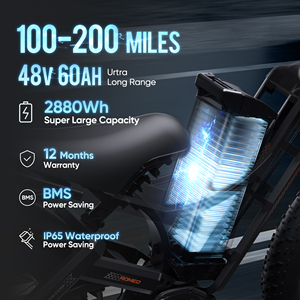 Eahora Romeo Pro 1600W Vélo Électrique Rétro E-MTB Haute Performance Lithium Vélos Électriques Dirt Bike Mtb - Product Image 3